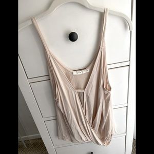 Lush cream tank top